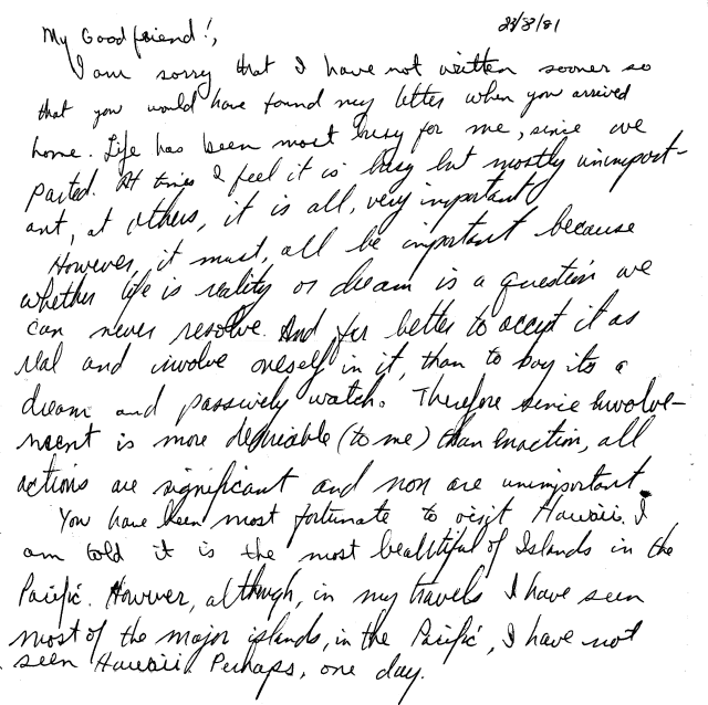 Eirik Schwartz's letter1b on 08/23/1981